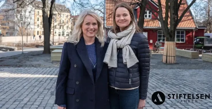 Two employees of Stiftelsen Anker, benefiting from using the AI-solution SEMINE to automate VAT handling and improve financial workflows in student housing operations