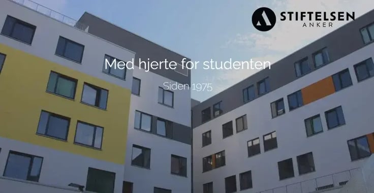 Stiftelsen Anker student housing building. Anker uses the AI accounts payable solution SEMINE to automate VAT handling and streamline financial workflows